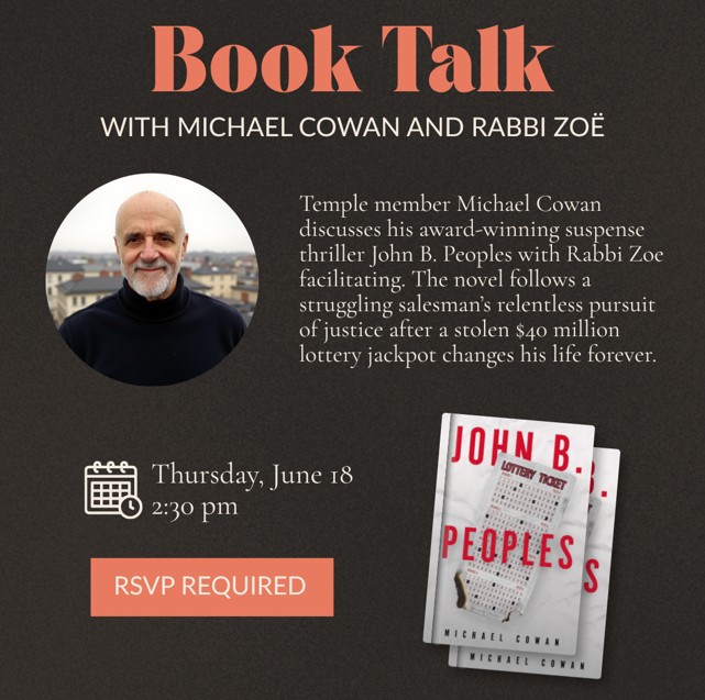 book talk with Michael Cowan
